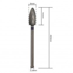 Freza de carbid Silver #250007-C Freza de carbid Silver #250007-C